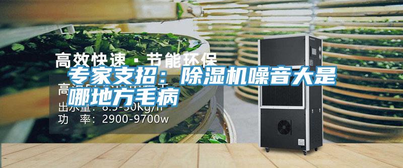 專家支招:除濕機(jī)噪音大是哪地方毛病