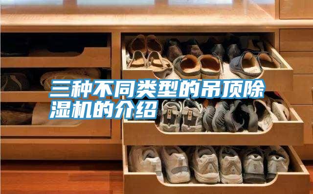 三種不同類(lèi)型的吊頂除濕機(jī)的介紹