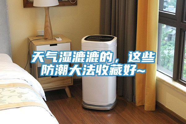 天氣濕漉漉的，這些防潮大法收藏好~