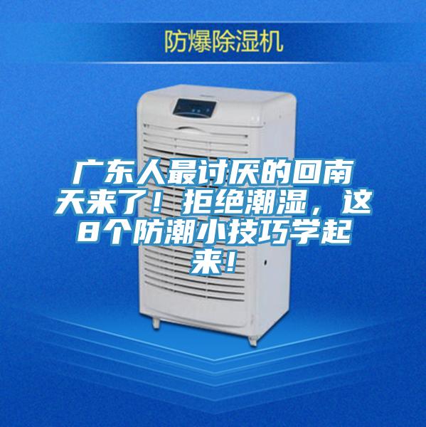 廣東人最討厭的回南天來了!拒絕潮濕,這8個防潮小技巧學起來!