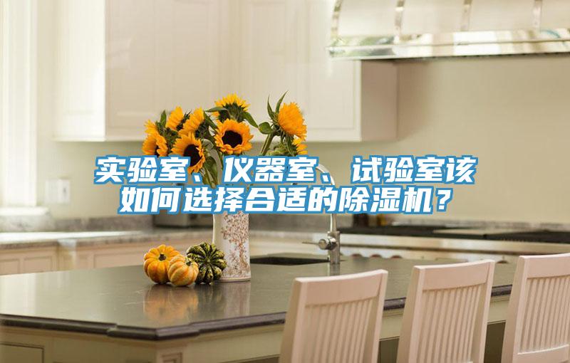 實(shí)驗(yàn)室、儀器室、試驗(yàn)室該如何選擇合適的除濕機(jī)？