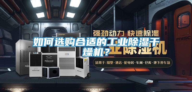 如何選購合適的工業除濕干燥機？