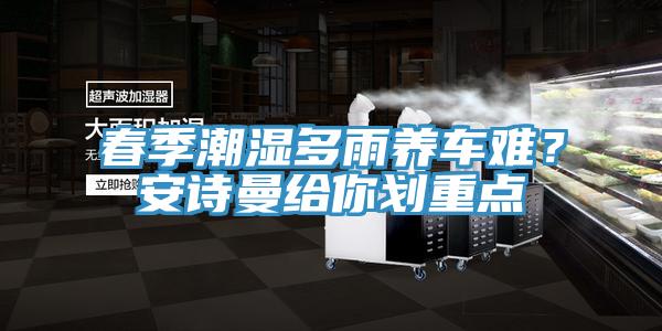 春季潮濕多雨養(yǎng)車難？安詩曼給你劃重點(diǎn)