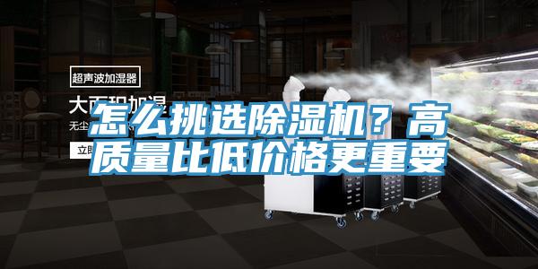 怎么挑選除濕機(jī)？高質(zhì)量比低價(jià)格更重要