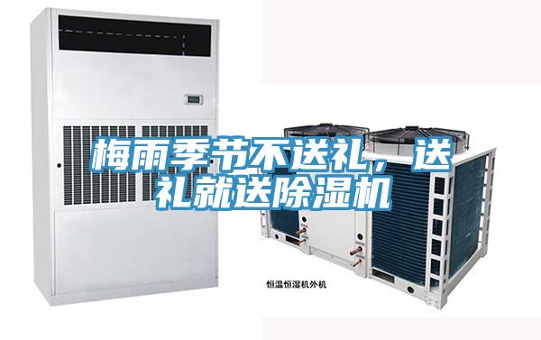 梅雨季節不送禮，送禮就送除濕機