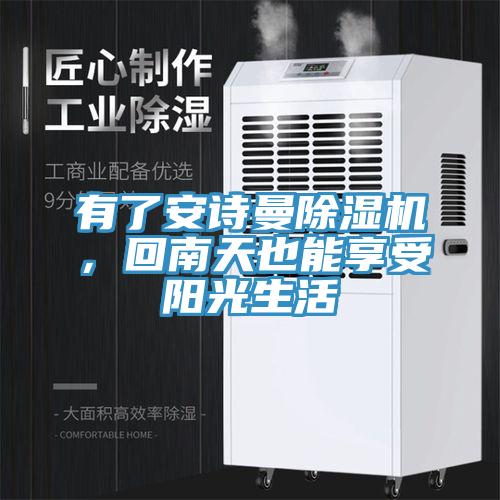 有了安詩曼除濕機，回南天也能享受陽光生活