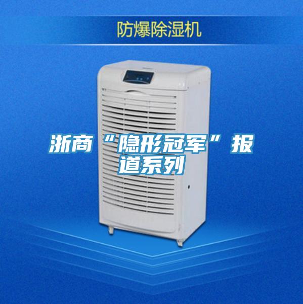 浙商“隱形冠軍”報道系列