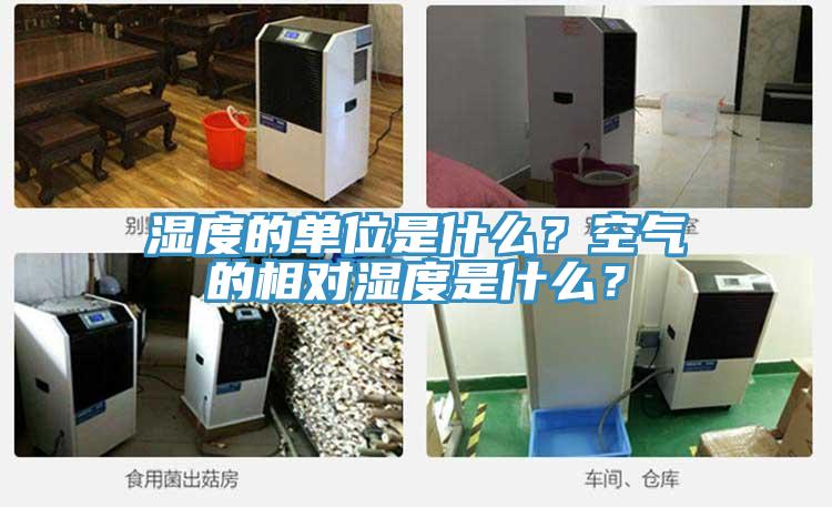 濕度的單位是什么？空氣的相對(duì)濕度是什么？