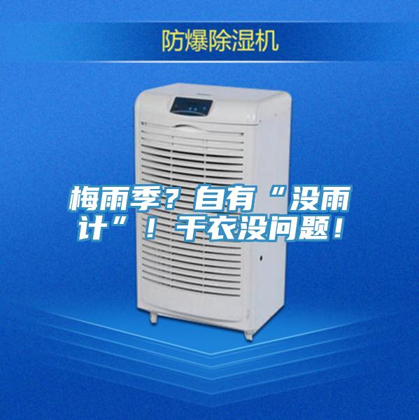 梅雨季?自有“沒雨計”!干衣沒問題!