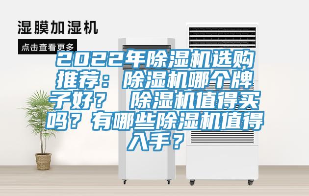 2022年除濕機選購推薦：除濕機哪個牌子好？ 除濕機值得買嗎？有哪些除濕機值得入手？