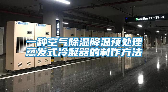 一種空氣除濕降溫預處理蒸發式冷凝器的制作方法