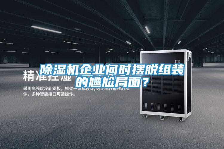 除濕機企業何時擺脫組裝的尷尬局面?