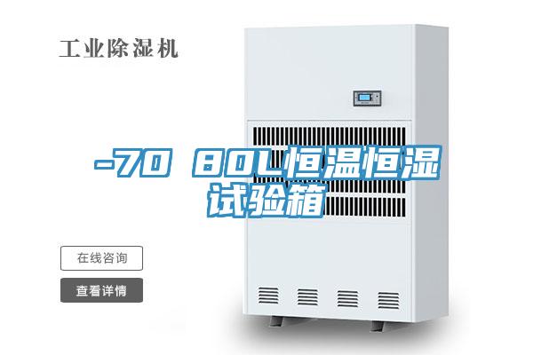 -70℃80L恒溫恒濕試驗箱
