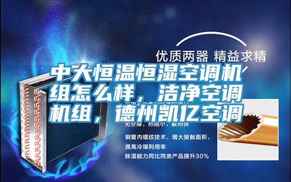 中大恒溫恒濕空調(diào)機(jī)組怎么樣，潔凈空調(diào)機(jī)組，德州凱億空調(diào)