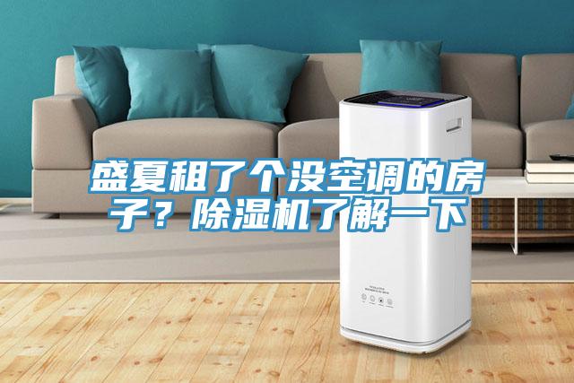 盛夏租了個沒空調的房子？除濕機了解一下