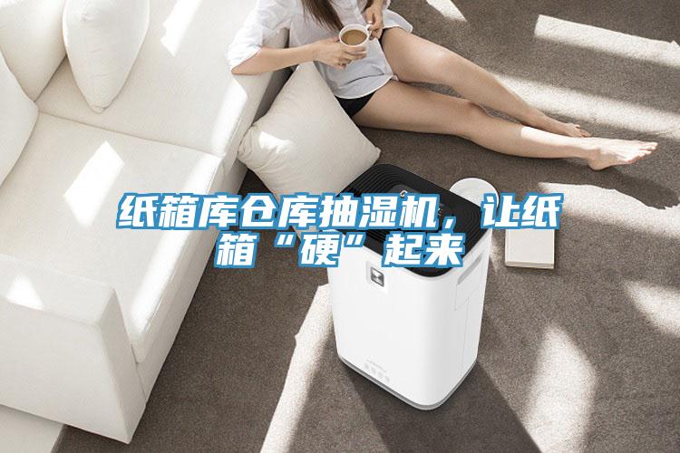 紙箱庫(kù)倉(cāng)庫(kù)抽濕機(jī)，讓紙箱“硬”起來(lái)
