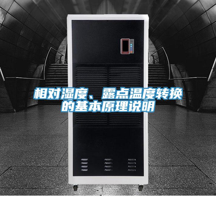 相對濕度、露點溫度轉換的基本原理說明