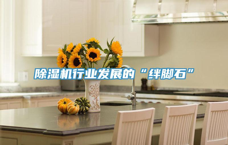 除濕機行業發展的“絆腳石”