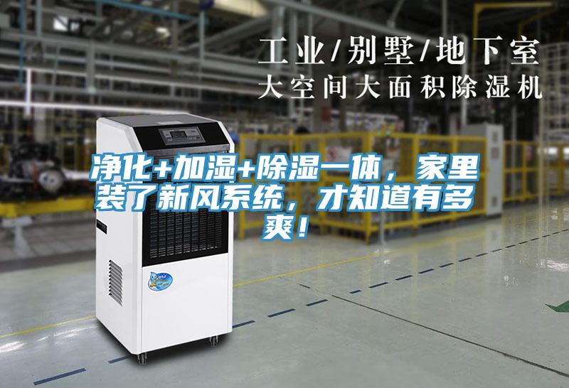 凈化+加濕+除濕一體，家里裝了新風系統，才知道有多爽！