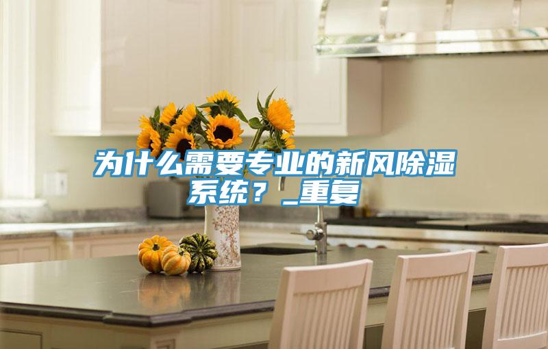 為什么需要專業的新風除濕系統？_重復