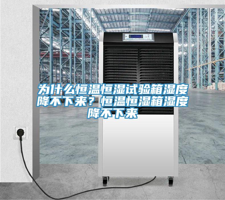 為什么恒溫恒濕試驗箱濕度降不下來？恒溫恒濕箱濕度降不下來