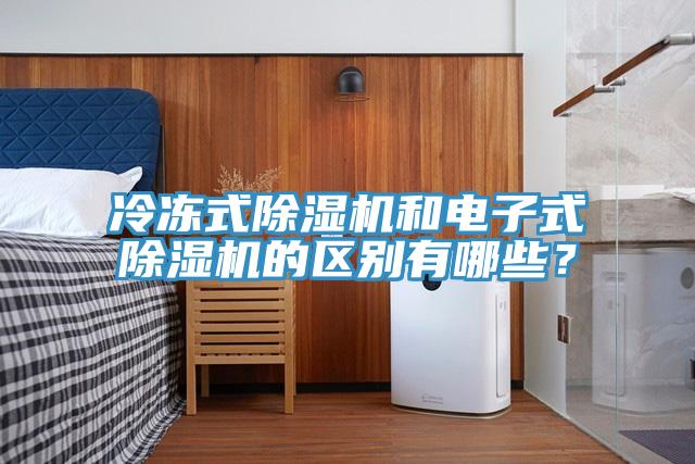 冷凍式除濕機和電子式除濕機的區別有哪些？