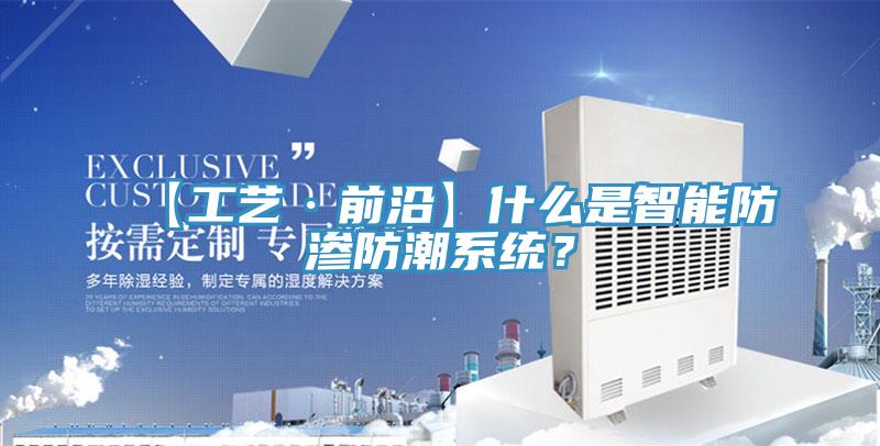 【工藝·前沿】什么是智能防滲防潮系統？