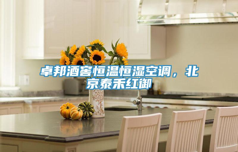 卓邦酒窖恒溫恒濕空調，北京泰禾紅御