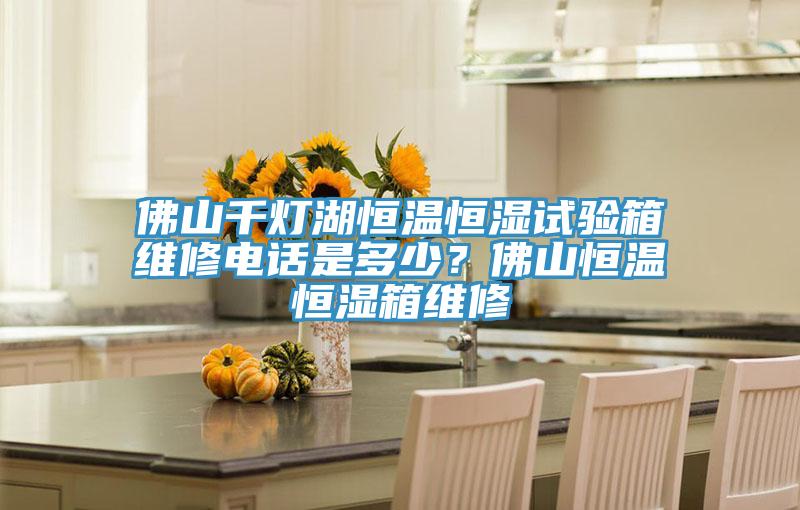 佛山千燈湖恒溫恒濕試驗箱維修電話是多少？佛山恒溫恒濕箱維修