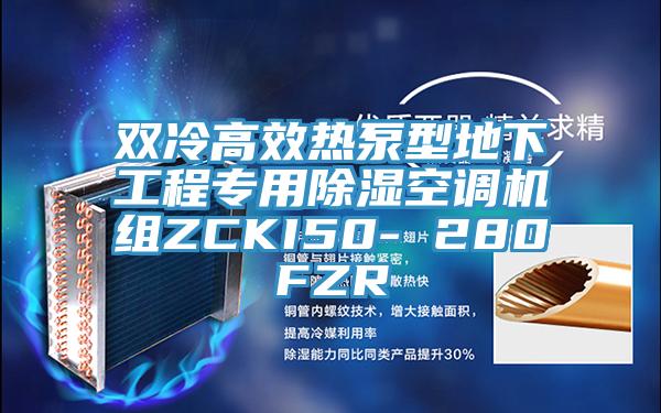 雙冷高效熱泵型地下工程專用除濕空調(diào)機組ZCKI50- 280FZR