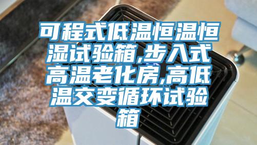 可程式低溫恒溫恒濕試驗箱,步入式高溫老化房,高低溫交變循環試驗箱