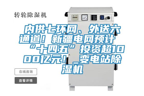 內供七環網、外送六通道！新疆電網預計“十四五”投資超1000億元！_變電站除濕機