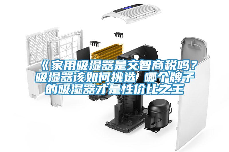 《家用吸濕器是交智商稅嗎？吸濕器該如何挑選 哪個牌子的吸濕器才是性價比之王