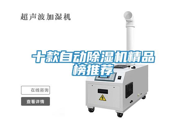 十款自動(dòng)除濕機(jī)精品榜推薦