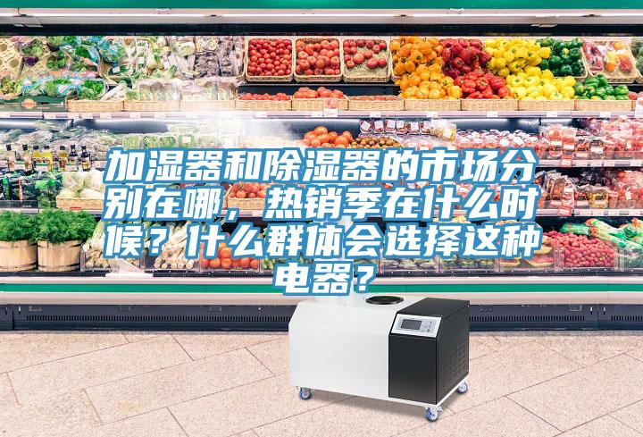 加濕器和除濕器的市場分別在哪，熱銷季在什么時(shí)候？什么群體會選擇這種電器？