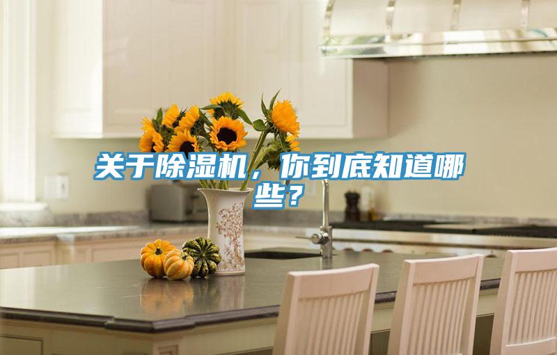 關(guān)于除濕機(jī)，你到底知道哪些？