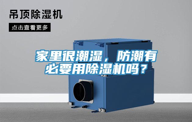 家里很潮濕，防潮有必要用除濕機嗎？