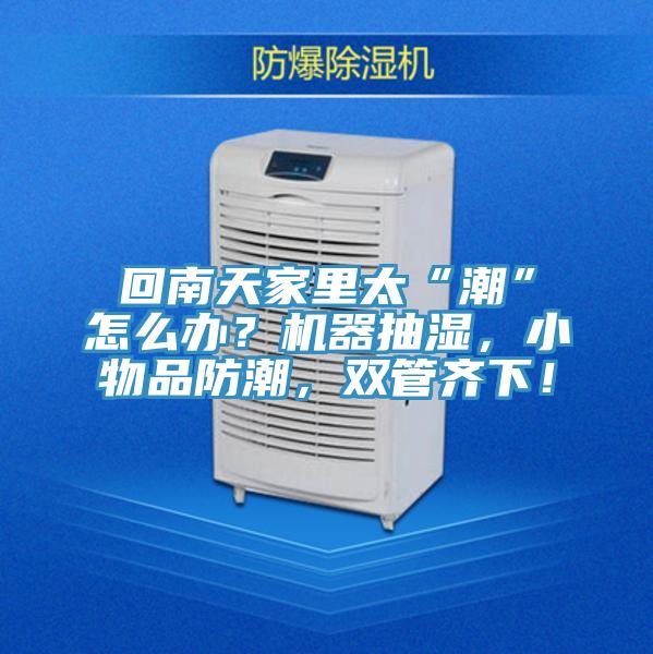 回南天家里太“潮”怎么辦?機器抽濕,小物品防潮,雙管齊下!