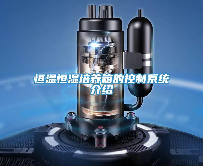 恒溫恒濕培養箱的控制系統介紹