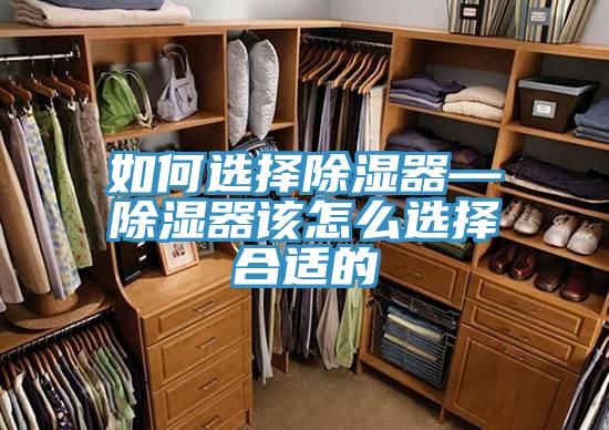 如何選擇除濕器—除濕器該怎么選擇合適的