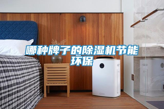 哪種牌子的除濕機節能環保