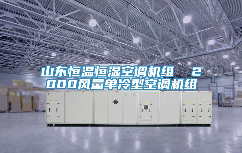 山東恒溫恒濕空調(diào)機組  2000風(fēng)量單冷型空調(diào)機組