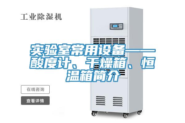 實(shí)驗(yàn)室常用設(shè)備——酸度計(jì)、干燥箱、恒溫箱簡(jiǎn)介