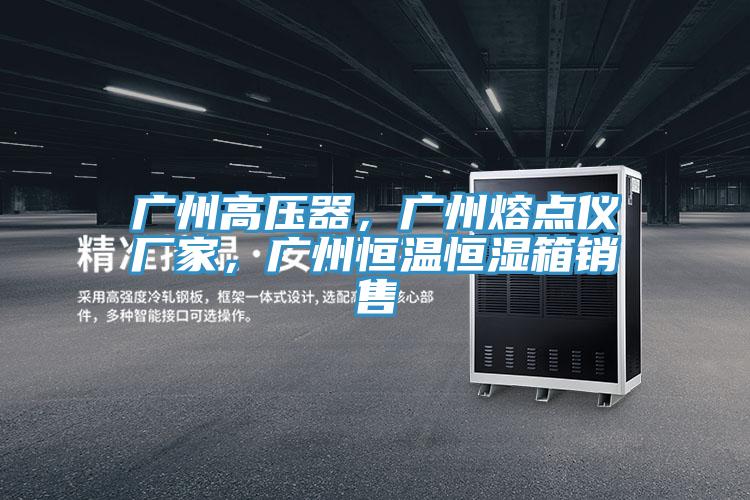 廣州高壓器，廣州熔點儀廠家，廣州恒溫恒濕箱銷售