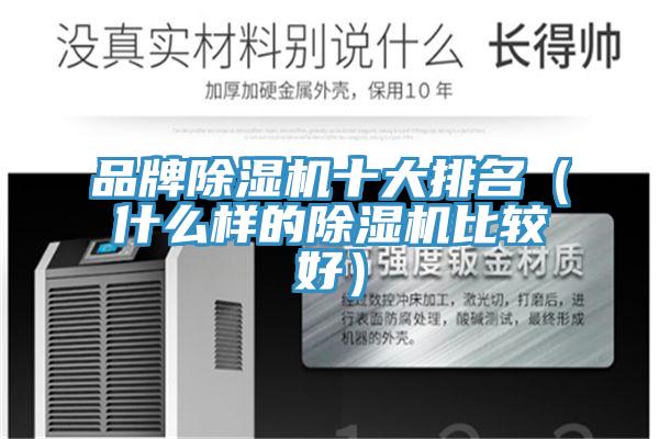 品牌除濕機十大排名(什么樣的除濕機比較好)