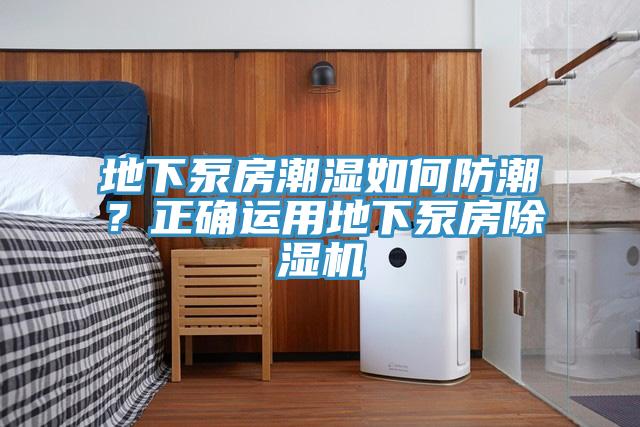 地下泵房潮濕如何防潮？正確運用地下泵房除濕機