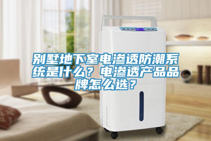 別墅地下室電滲透防潮系統(tǒng)是什么?電滲透產(chǎn)品品牌怎么選?