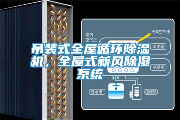 吊裝式全屋循環除濕機,全屋式新風除濕系統