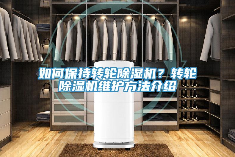 如何保持轉輪除濕機？轉輪除濕機維護方法介紹