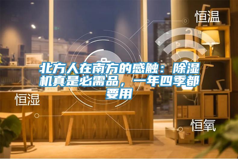 北方人在南方的感觸：除濕機真是必需品，一年四季都要用